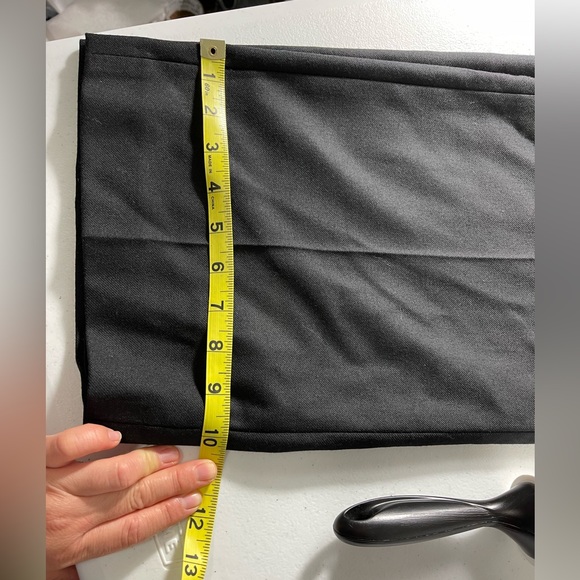 brooks brother red fleece Pants women’s  side patch pockets wool Sz 4 Cropped - Picture 11 of 16